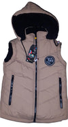 Beige-Skin Sleeveless Jacket