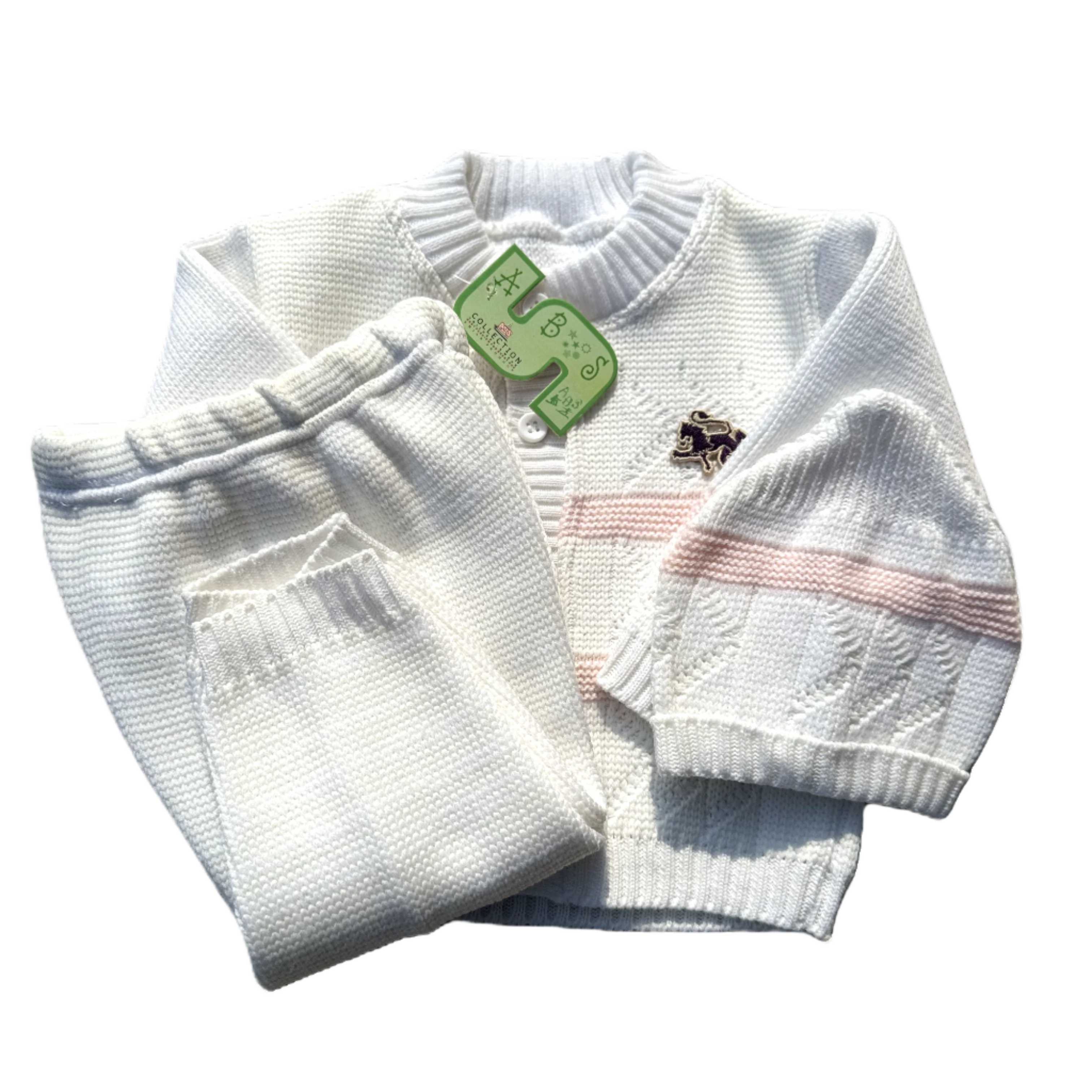 Acrylic Wool Cardigan Set