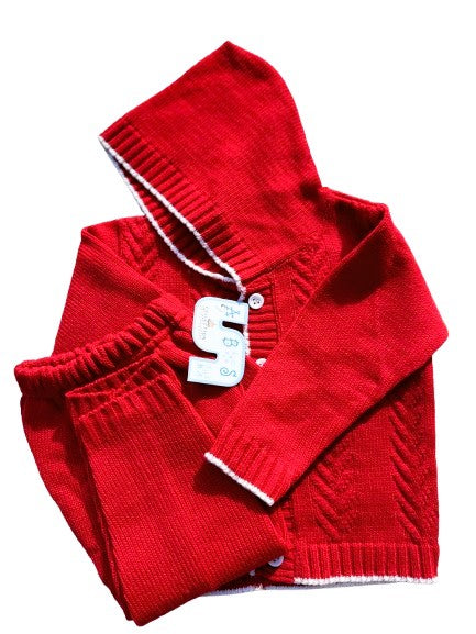 Baby Woollen Hoddie set 2pc