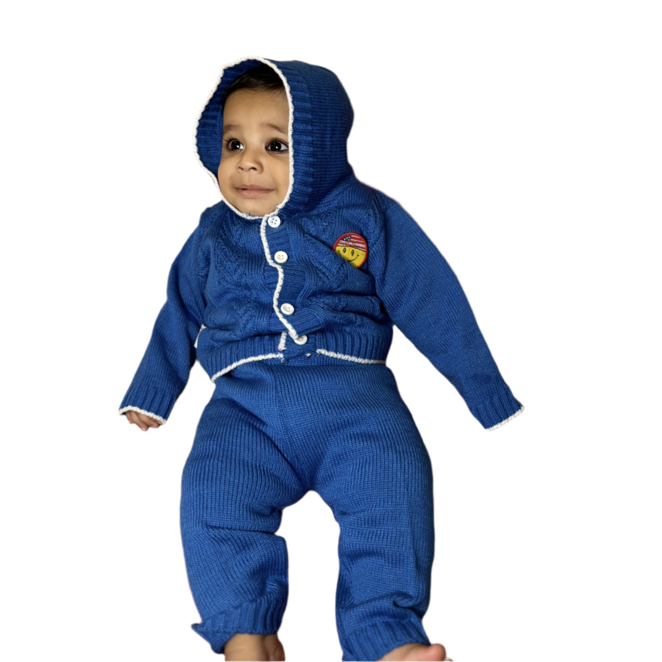 Baby Woollen Hoddie set 2pc